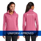 LST85021 - Uniform Approved Ladies 2021 NEW Pink 1/4 Zip - thumbnail