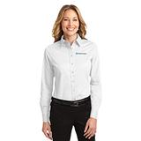 15005 - Ladies' Long Sleeve Button Up - Available in 3 colors - thumbnail