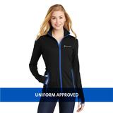 LST853 - NEW Uniform Approved Ladies Stretch Contrast Full Zip Jacket - thumbnail